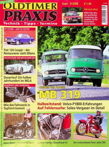 Deckblatt Oldtimer Praxis (09/2008)